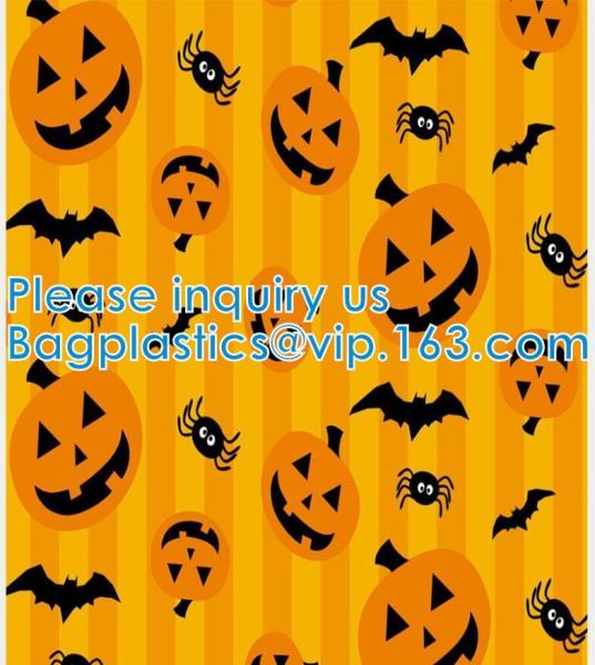 Vinyl Christmas Happy Halloween Banquet Event & Party Supplies Decoration Ployester Tablecloths Table Cover picnics