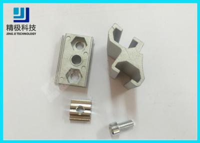 Alloy Aluminum Tubing Joints AL-16 Double Sides Outer Connector Anodizing Silver