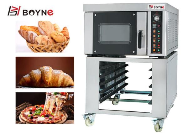 Energy Saving Convection Oven 3 Trays For Bread With Steam Function Hot Air Baking