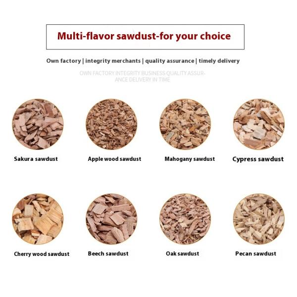 Herramientas de bar Premium Whiskey Chips de madera coctel fumador de chips de fruta de madera