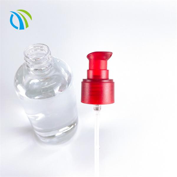 Distribuidor superior 24mm da garrafa do champô da bomba vermelha do tratamento do ANIMAL DE ESTIMAÇÃO 4ml 24/410