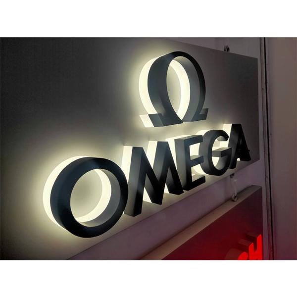 Three-Dimensional Led Logo Signs Letter Edge Light Outdoor Backlit Channel Letters Logo Signs Outdoor
