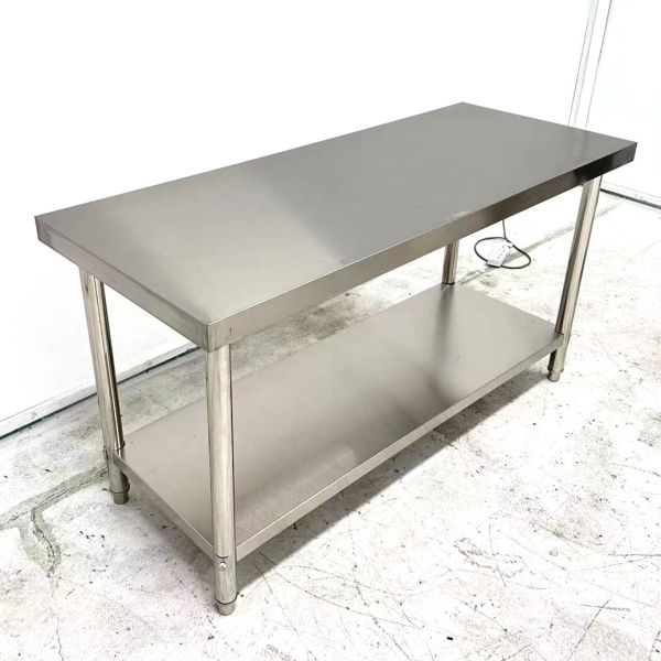 Durable Commercial Stainless Steel Shelves Space Saving Metal Catering Shelves