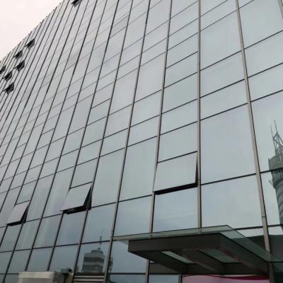 Tipo de alumínio parede da parede de vidro 120 do quadro invisível de cortina de vidro