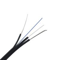 Telecomunicações lisas GJYXCH-1B do fio de aço do cabo de fibra ótica FTTH três da gota da borboleta