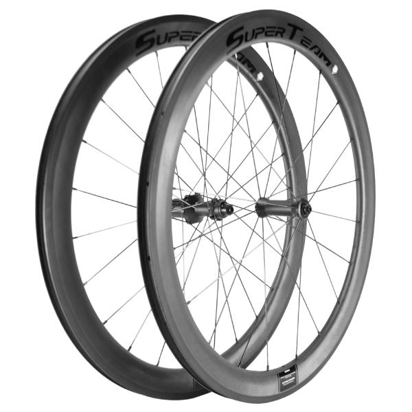 Колесный комплект из углеродного волокна Superteam - это высшее улучшение производительности дорожных велосипедов
