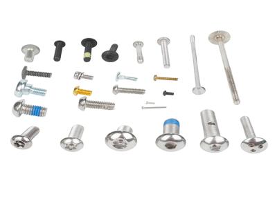 Torx With Pin Drive Two  Snake Eyes Flat Pan Csk Head Anti-theft Safety Tamper Proof Security Metal Screw Half-thread
