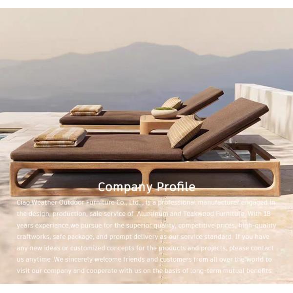 Customized Color Outdoor Pool Sun Lounge Chairs for Hotel Patio Resort Garden