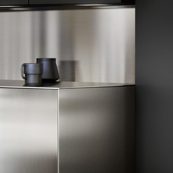 Модульные кухонные шкафы из нержавеющей стали Умный шкаф Кухонные шкафы с лаком