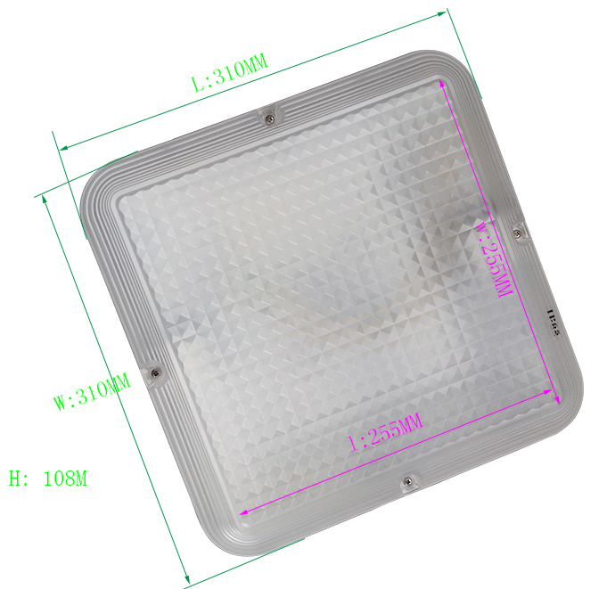 Wall Surface Mounted LED Rechargeable Emergency Lamp For Government Buildings