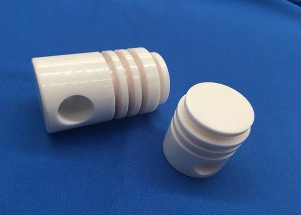 Desgaste - cilindro cerâmico da alumina Al2O3 cerâmica resistente dos componentes 99% da precisão