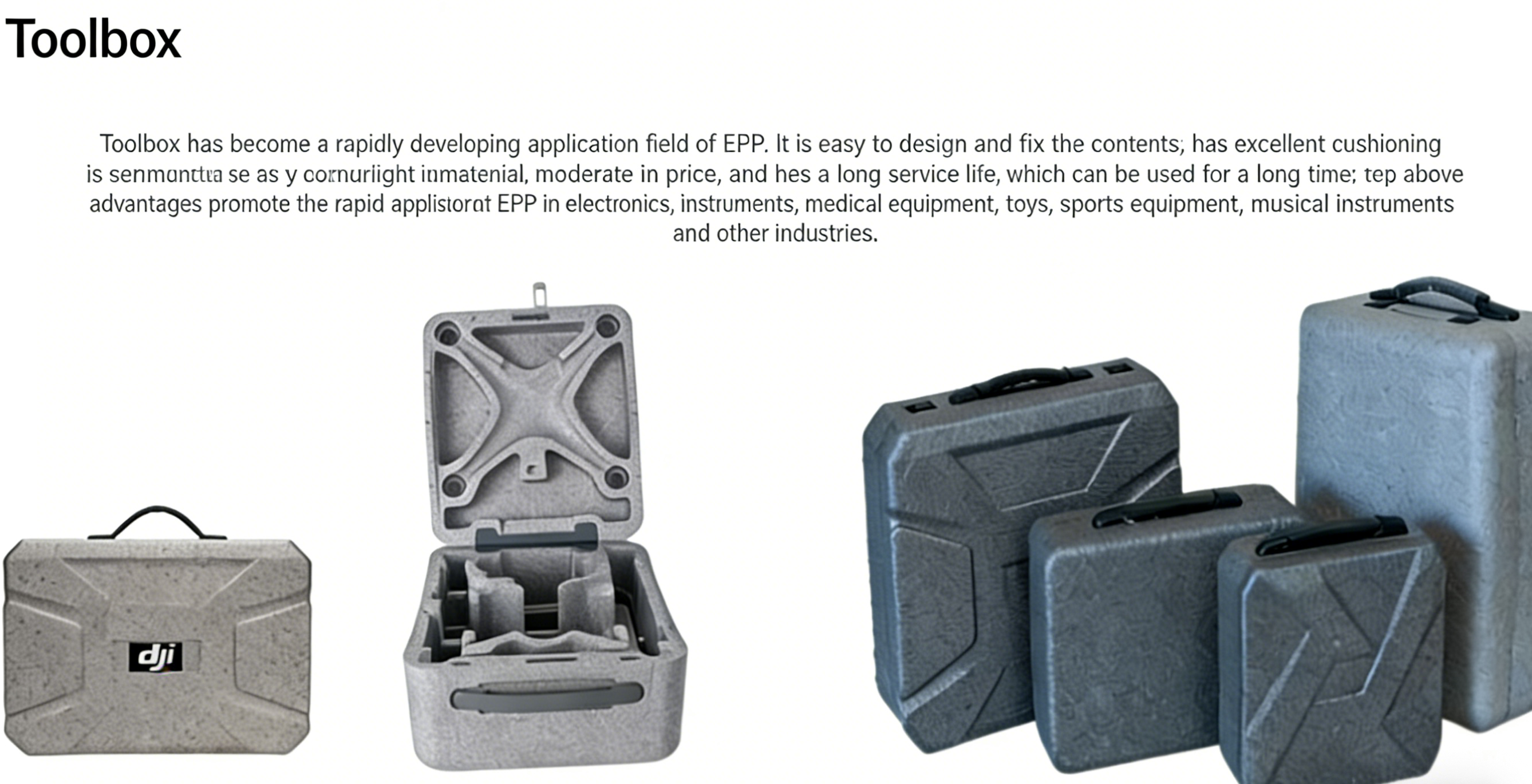 High-Quality Shockproof EPP Foam Eco-Friendly Material with Custom Cutting Service Perfect for Tool Packaging Solutions