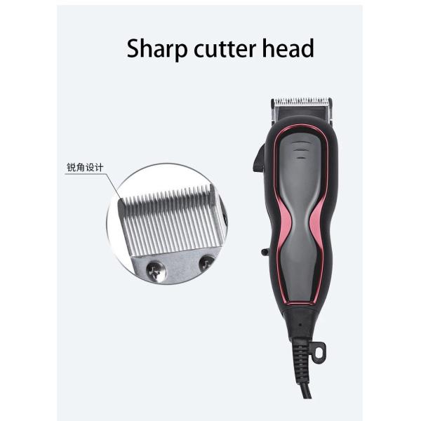 6 In 1 Electric Facial Hair Shaver Titanium Black Safety Rechargeable Hair Trimmer