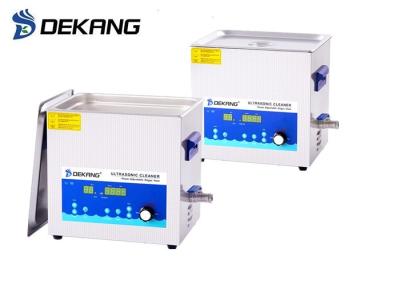 10L 240W Heated Ultrasonic Bath , Timing Electronic Stainless Steel Ultrasonic Cleaner 