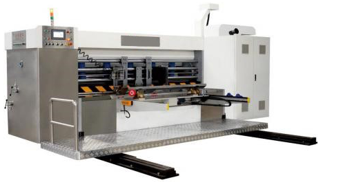 Lead Edge Feeding Four Colors Flexo Printer Slotter Machine With Auto Stacker