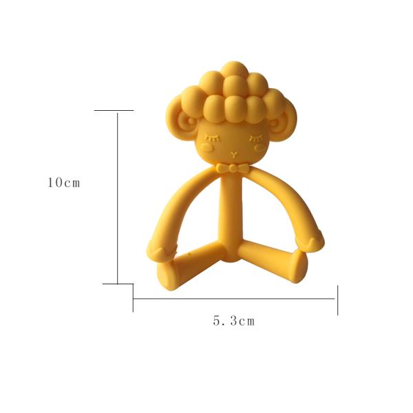 Cartoon Shape Baby Teether Toys Food Grade BPA Free DIY Silicone Teether