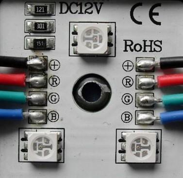 3pcs SMD 5050 led Iron shell waterproof led modul with high lumen