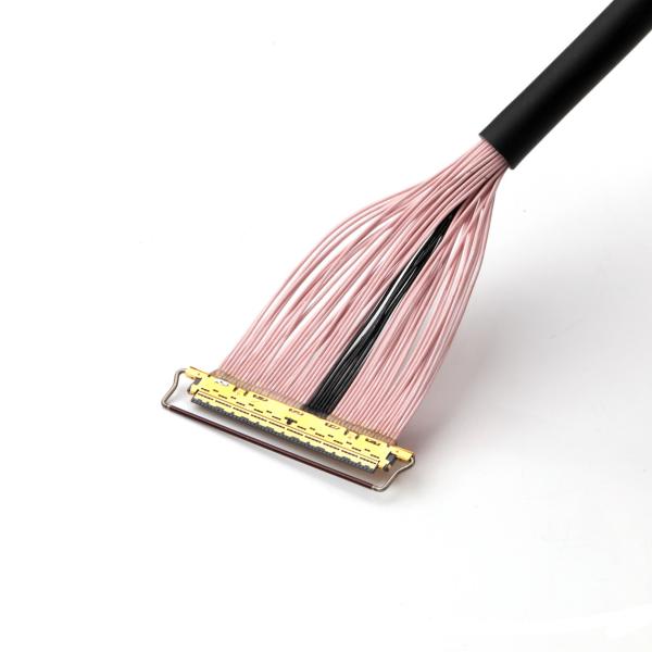 50-Pin Micro-Coaxial Cable, 0.4mm Pitch, Shielded, for High-Speed Data Transmission