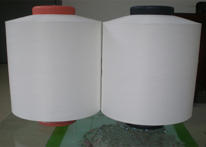 AA Grade Twisted Polyester FDY Yarn , 150D / 288F Microfiber Raw White Yarn Knitting
