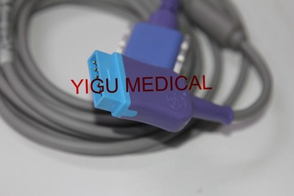 GE NELLCOR Cable de extensão de oxigénio do sangue PN LOT100817H ECG SPO2