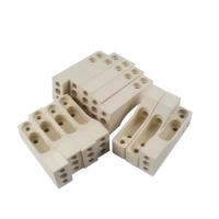 Peças de usinagem de metal de componentes de alumínio CNC de cores personalizadas com processo de desbarramento