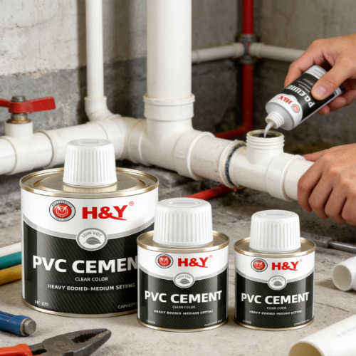 Premium Quality Clear Grey PVC Cement Pipe Adhesive Strong Bonding Solvent