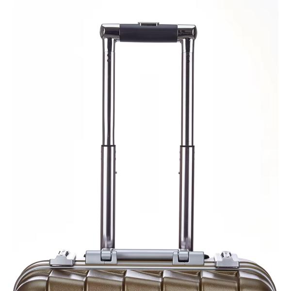 Unisex Brown Multipurpose Sports Trolley Case TSA Lock for Small PC 4-Wheel Shirt Suitcases Luggage