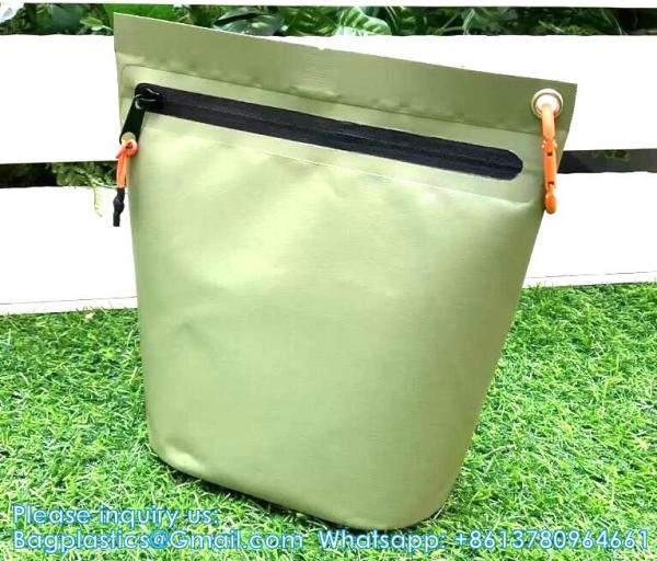 PVC Tarp Pouch Toiletry Bag MakeUp Bag Sturdy PVC Tarpaulin Pencil Pouch Small Storage Bag