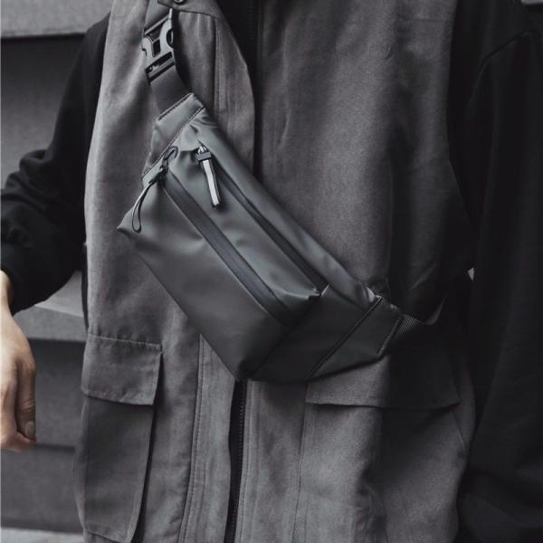 Chest Bag Ins Men'S Waist Bag Waterproof Fashion Messenger Bag Leisure Outdoor Trend Sports Mobile Phone Bag