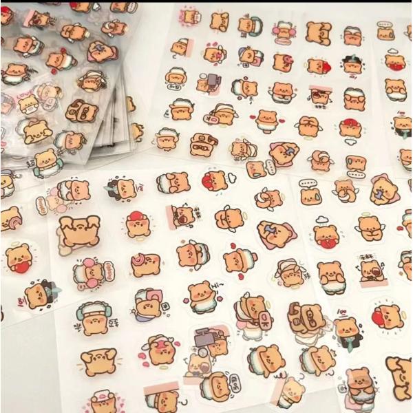 Водонепроницаемые виниловые наклейки на заказ, красивые наклейки для самоклеящихся платок из ПВХ