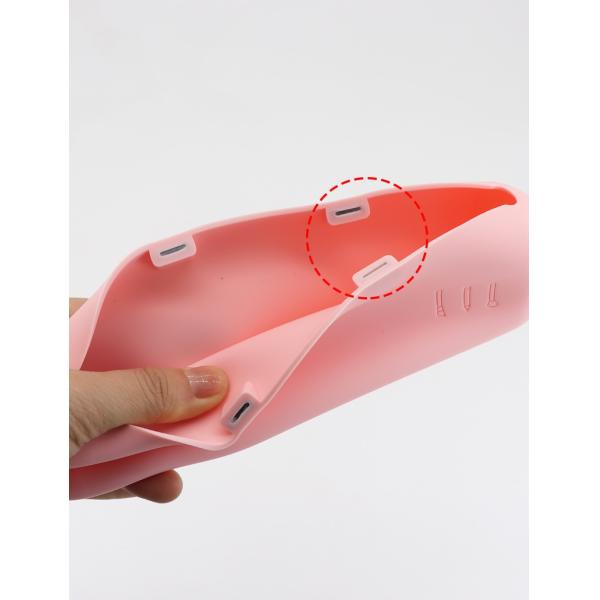 Fashion Style Customized Portable Silicone Makeup Brush Pouch Bag for Cosmetic Storage