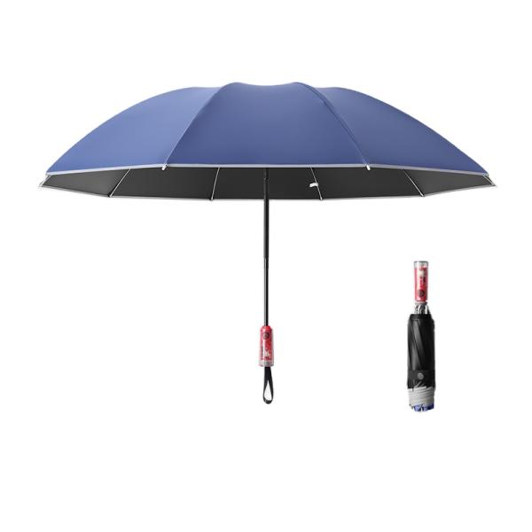 Adults' Safety Rebound Umbrella with Mechanical Design Handle and Bigger Coverage