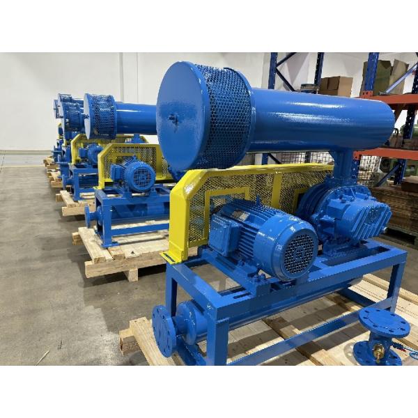 10KPA - 80KPA Three Lobe Roots Blower, used for water treatment and pneumatic conveying