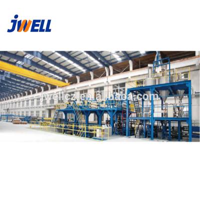 Alumínio do PE de JWELL e linha composta plástica da extrusão do painel