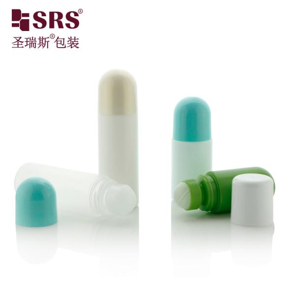50ml 60ml 90ml Big Size PP PCR Custom Color Recycled Eco-Friendly Roll On Deodorant Bottle