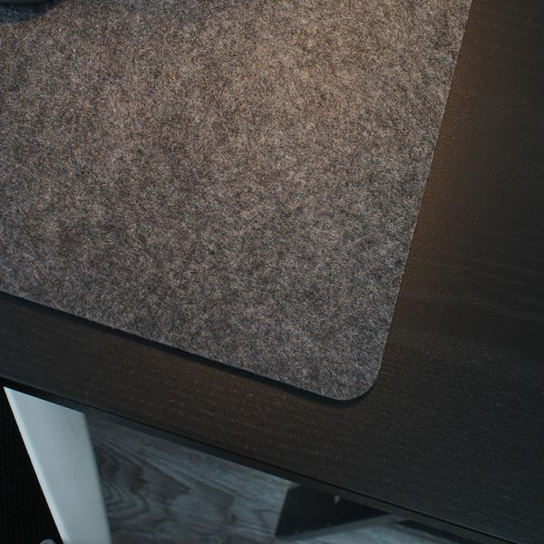 Private Mold Yes Custom Logo Non-slip Felt Desk Mat for Large Extended Office Desk
