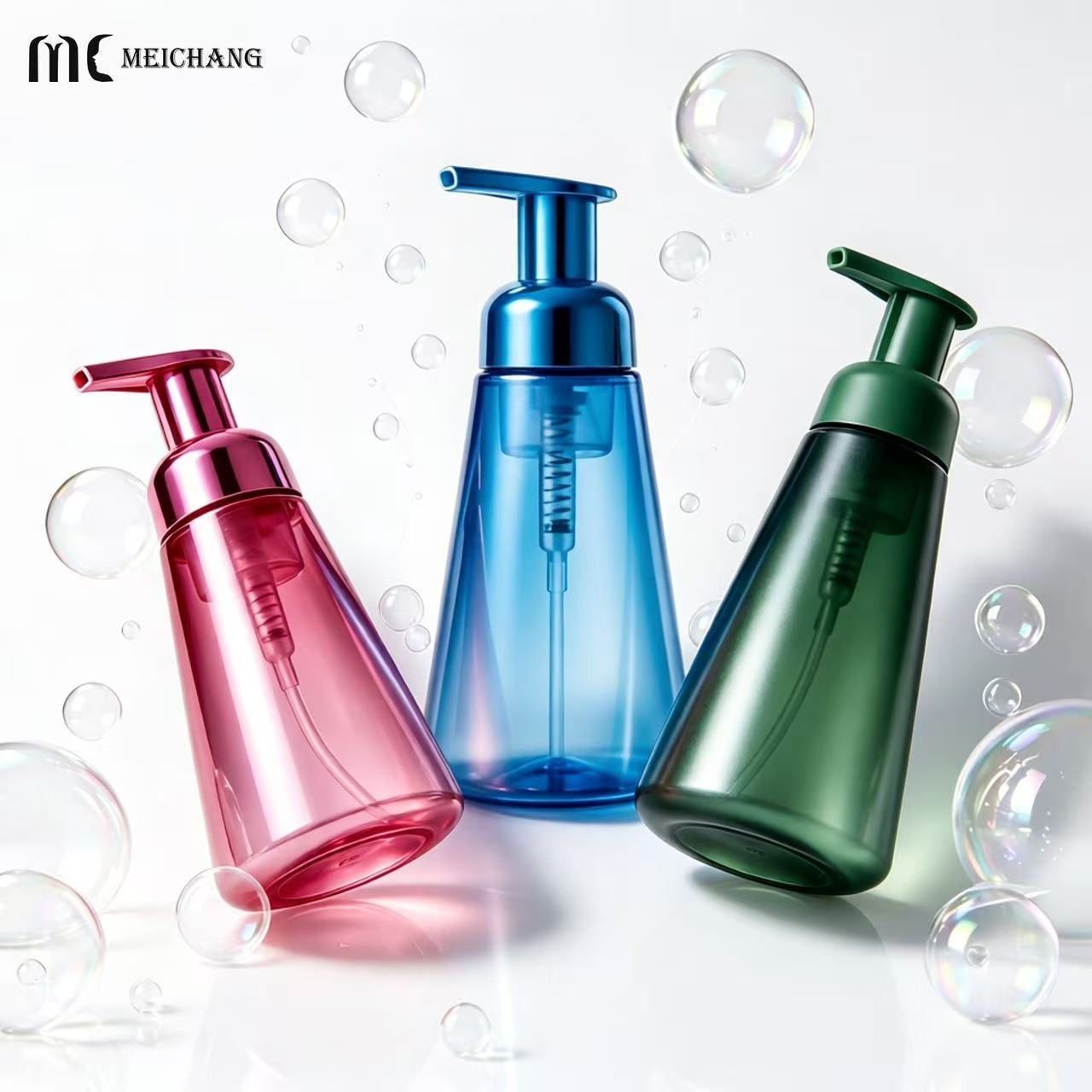 150ml / 200ml / 300ml Tapered PET Foaming Pump Bottle（MC-1805）