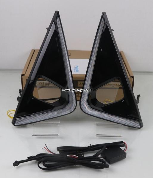 Toyota Alphard 2018-2020 Car DRL LED Daytime driving turn signal Lights