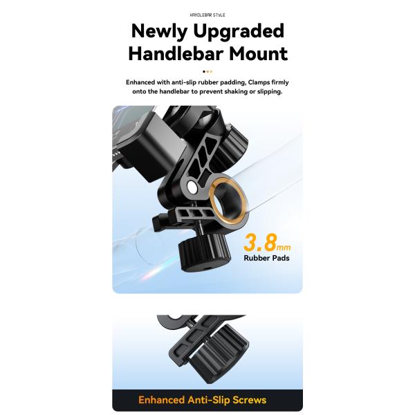 Motor de motocicleta Motor de motocicleta Porta móvil a prueba de golpes con un solo botón de bloqueo