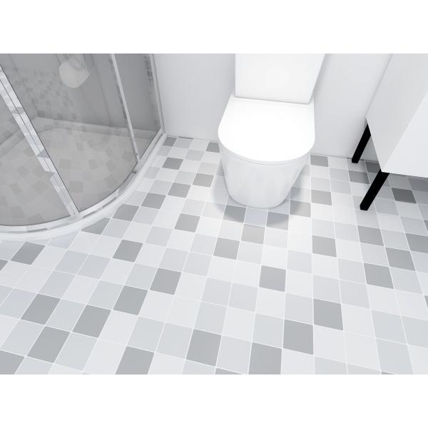 Peel and Stick Floor Tile Paper for Plastic Flooring in Easy-to-Install Style