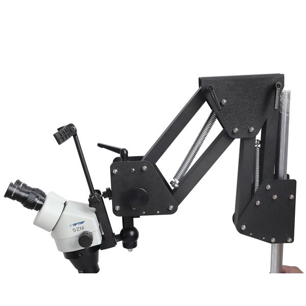 Универсальный настольный микроскоп для ювелиров с пружинным кронштейном Super Clear