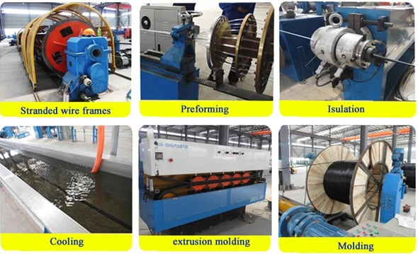 Применение Triplex кабеля проводника изоляции Abc Xlpe/PVC алюминиевого надземное