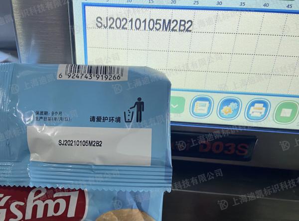 Continuous TTO Printer 300 DPI Barcode Intermittent Printing Machine