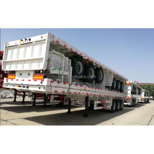 Transport coal cargo High Side Wall CIMC HUAJUN Cargo Trailer for Livestock Transport