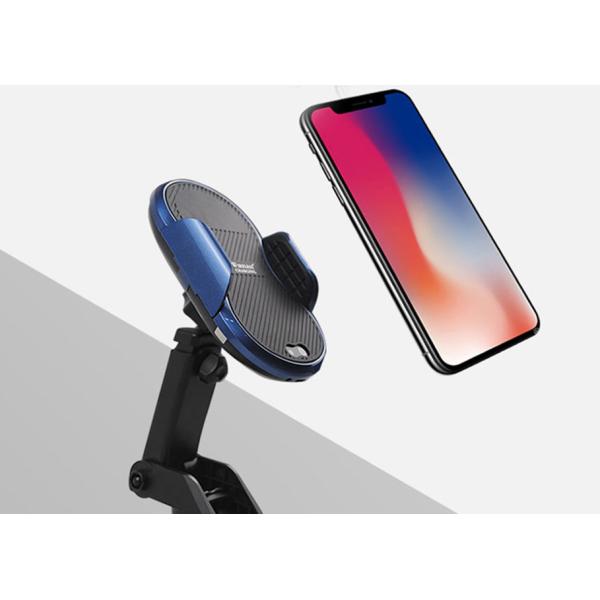 Handlebar Mounted Car Wireless Charger Blue Black ABS PC AC 5V/2A Weight 220g