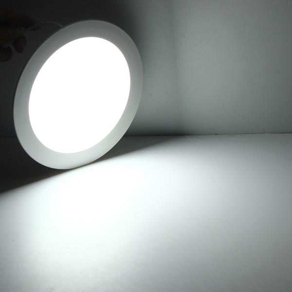 6W 12W 18W LED フラットライト 円形 LED スリムパネルライト 収納式 LED 天井ライト 100lm/w