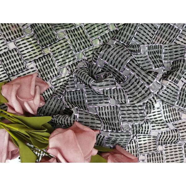 Little Girl Dress 100 Yards Tulle Mesh Geometric Embroidered Lace Fabric