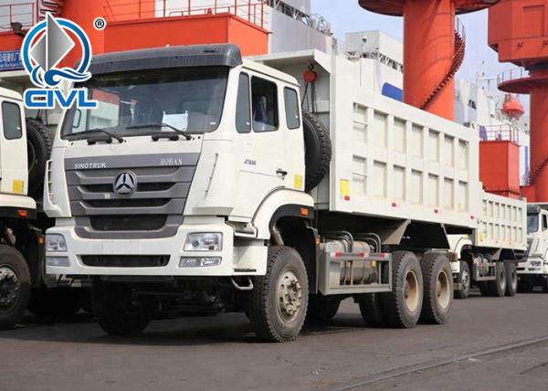 Sinotruk Hohan Tipper truck with Light Deadweight  6x4 10tires Dump Trucks LHD Volvo Cabin