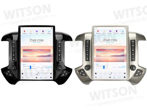 14.4 2K Screen Tesla Vertical Android Screen For Chevrolet Silverado 2013-2019 / GMC SIERRA 2013-2020 Car Multimedia Stereo GPS Carplay Player