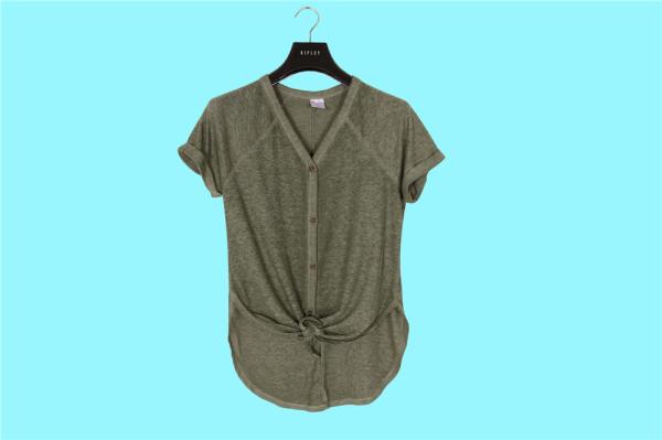 S M L XL 2XL Stockpapa 3 Colors Ladies Casual Tops